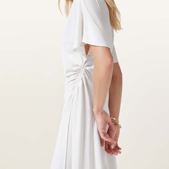 All saints ROSIE SHORT SLEEVE MIDI DRESS - Picture 5 of 12